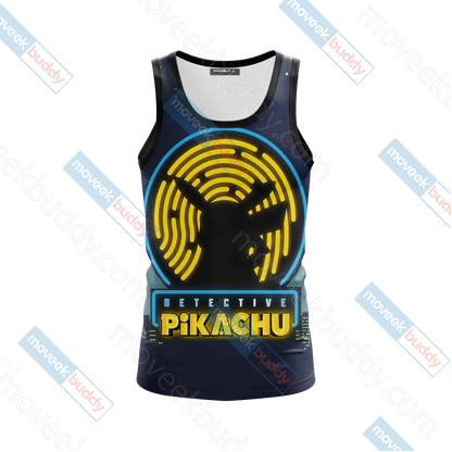 Pokemon Detective Pikachu Unisex 3D T-shirt   