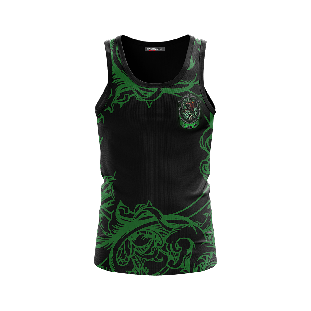 Cunning Like A Slytherin Harry Potter 3D Tank Top   