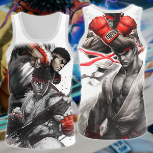 Street Fighter Video Game 3D All Over Print T-shirt Tank Top Zip Hoodie Pullover Hoodie Hawaiian Shirt Beach Shorts Jogger Tank Top S 