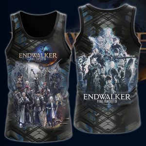 Final Fantasy XIV: Endwalker Video Game 3D All Over Printed T-shirt Tank Top Zip Hoodie Pullover Hoodie Hawaiian Shirt Beach Shorts Jogger Tank Top S 