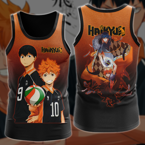Haikyuu Anime Anime Manga 3D All Over Printed T-shirt Tank Top Zip Hoodie Pullover Hoodie Hawaiian Shirt Beach Shorts Jogger Tank Top S 