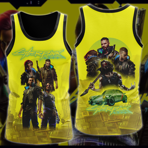 Cyberpunk 2077 Video Game 3D All Over Printed T-shirt Tank Top Zip Hoodie Pullover Hoodie Hawaiian Shirt Beach Shorts Jogger Tank Top S 
