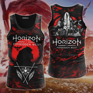 Horizon Forbidden West 3D All Over Print T-shirt Tank Top Zip Hoodie Pullover Hoodie Hawaiian Shirt Beach Shorts Jogger Tank Top S 