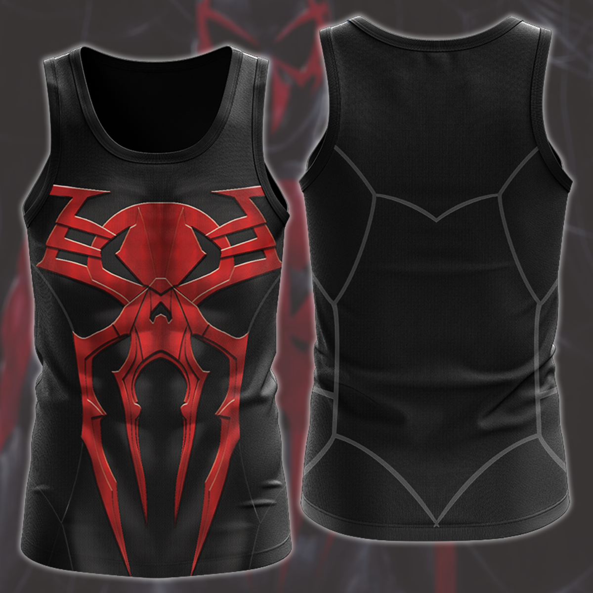 Spider-Man 2099 Black Suit Cosplay Video Game All Over Printed T-shirt Tank Top Zip Hoodie Pullover Hoodie Hawaiian Shirt Beach Shorts Joggers   