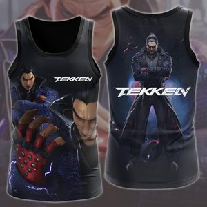 Tekken 8 Kazuya Mishima Video Game All Over Printed T-shirt Tank Top Zip Hoodie Pullover Hoodie Hawaiian Shirt Beach Shorts Joggers   