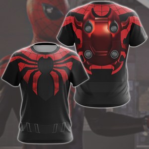Spider-Man 2 Peter Parker Superior Suit Cosplay Video Game All Over Printed T-shirt Tank Top Zip Hoodie Pullover Hoodie Hawaiian Shirt Beach Shorts Joggers 2 T-shirt S