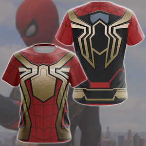 Spider-Man 2 Peter Parker Hybrid Suit (Spider-Man: No Way Home) Cosplay Video Game All Over Printed T-shirt Tank Top Zip Hoodie Pullover Hoodie Hawaiian Shirt Beach Shorts Joggers T-shirt S 