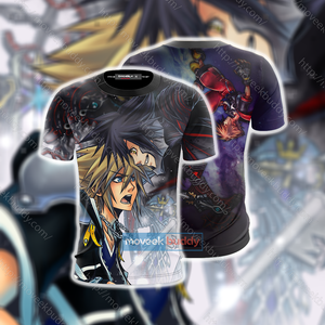 Kingdom Hearts Vanitas And Sora 3D T-shirt US/EU S (ASIAN L)  
