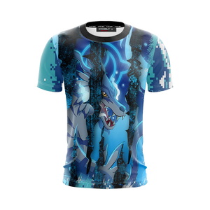 Digimon - Garurumon New Unisex 3D T-shirt   