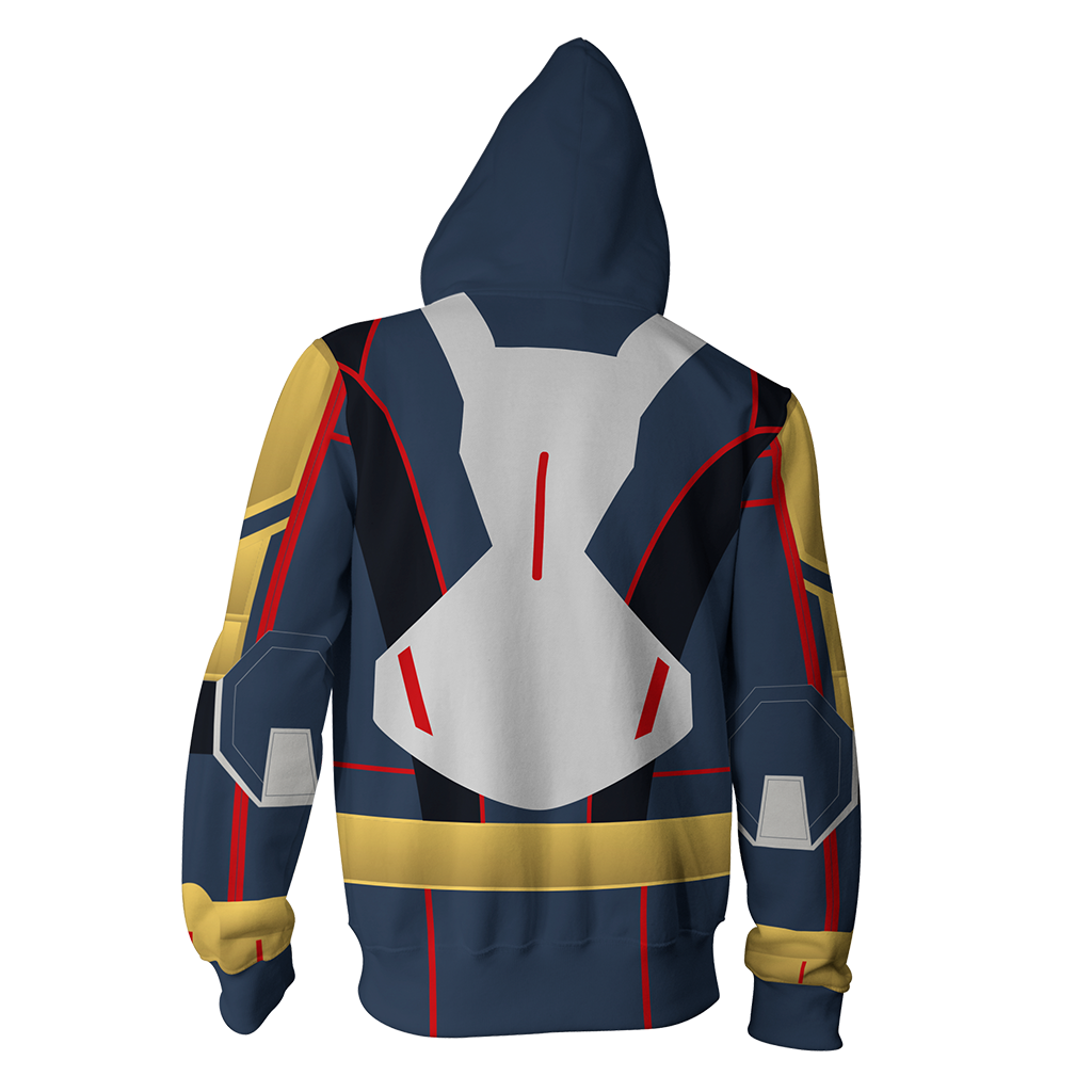 The Wasp Cosplay Zip Up Hoodie Jacket   
