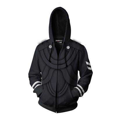 Tokyo Ghoul Kaneki Ken Cosplay Zip Up Hoodie Jacket   