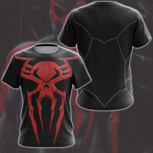 Spider-Man 2099 Black Suit Cosplay Video Game All Over Printed T-shirt Tank Top Zip Hoodie Pullover Hoodie Hawaiian Shirt Beach Shorts Joggers 2 T-shirt S