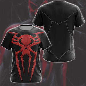 Spider-Man 2099 Black Suit Cosplay Video Game All Over Printed T-shirt Tank Top Zip Hoodie Pullover Hoodie Hawaiian Shirt Beach Shorts Joggers