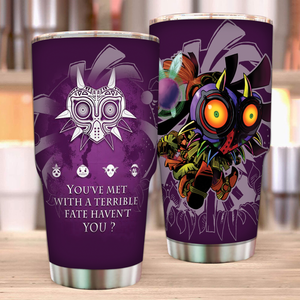 The Legend Of Zelda Majora's Mask You've Met With A Terrible Fate Haven't You Tumbler 30oz  