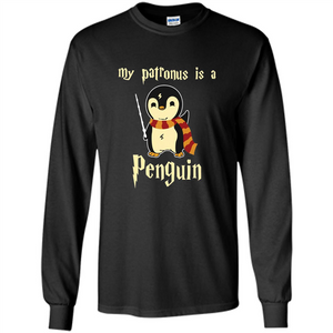 Penguin T-Shirt My Patronus Is A Penguin Hot 2017 T-Shirt Black S 