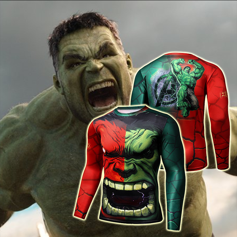 The Hulk Long Sleeve Compression T-shirt US/EU XXS  