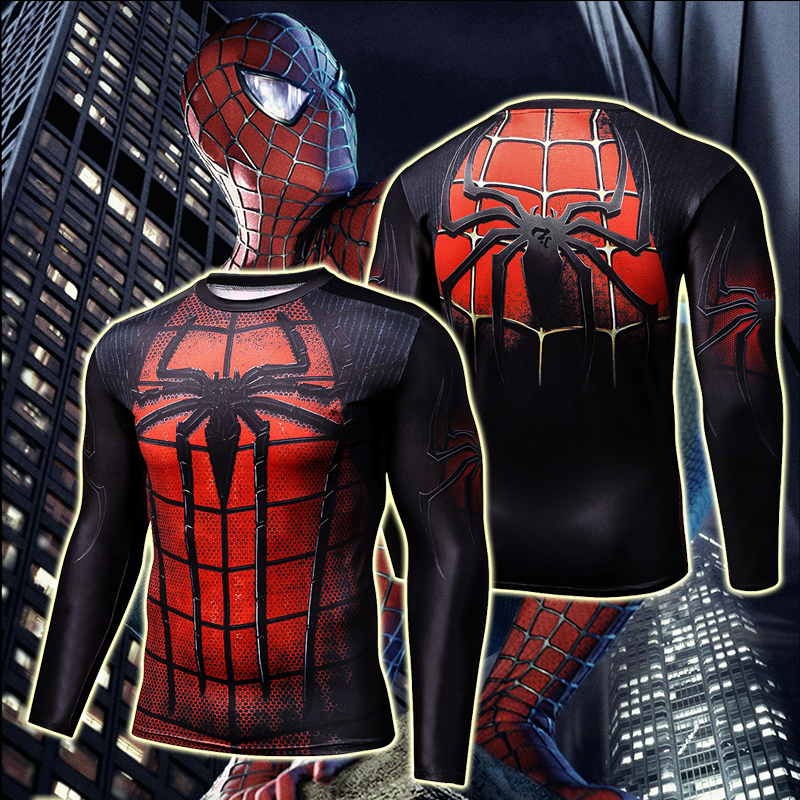 Spider-Man PS3 Cosplay Long Sleeve Compression T-shirt US/EU XXS  