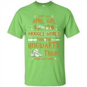 Harry Potter T-shirt Just An April Girl Living In A Muggle World   