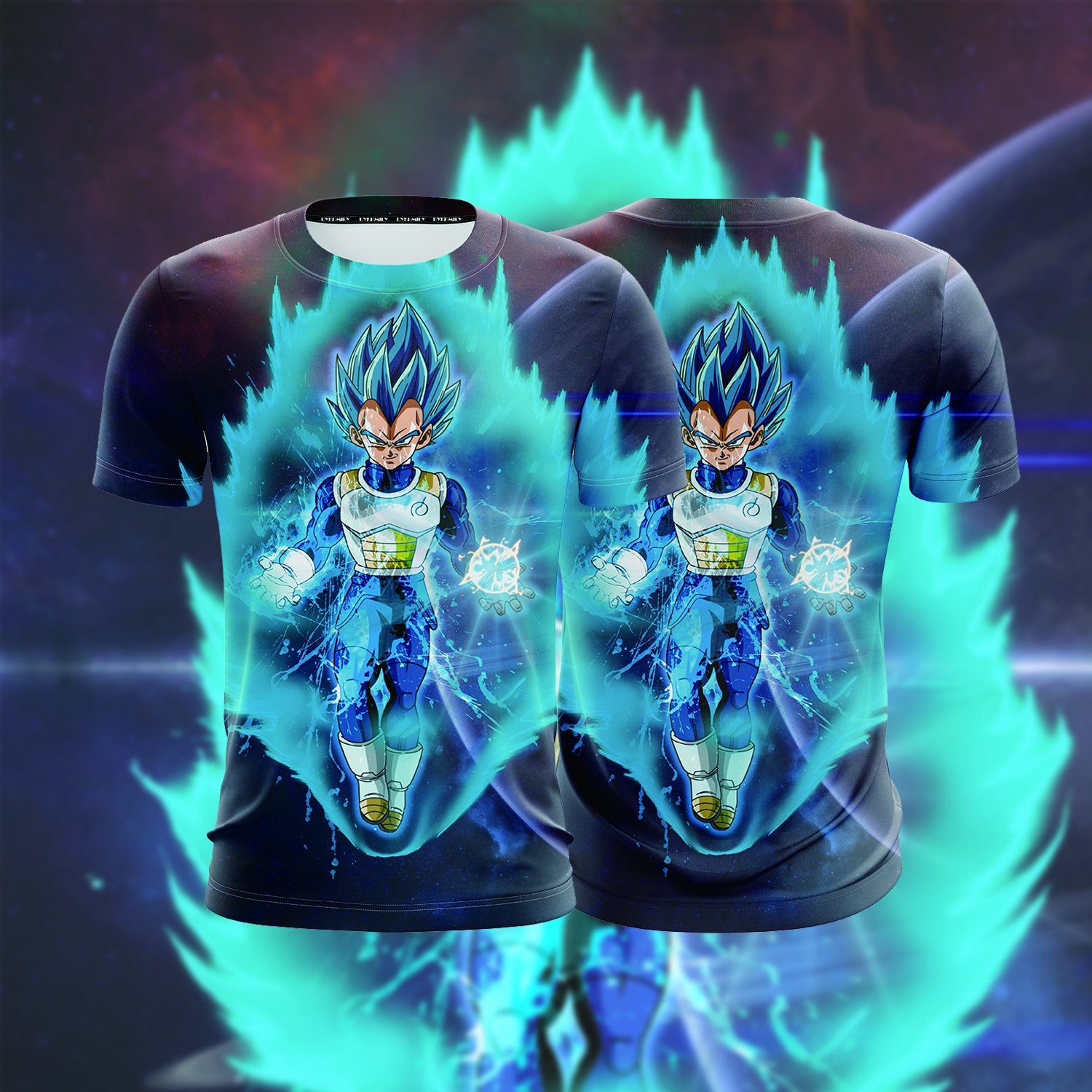 Vegeta Dragon Ball Unisex 3D T-shirt S  