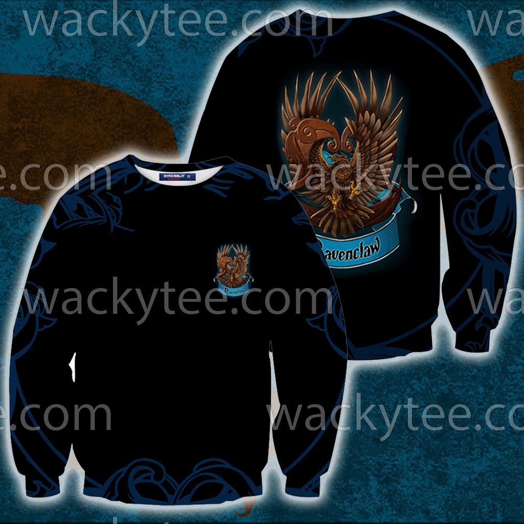 Wise Like A Ravenclaw Harry Potter 3D Sweater S  
