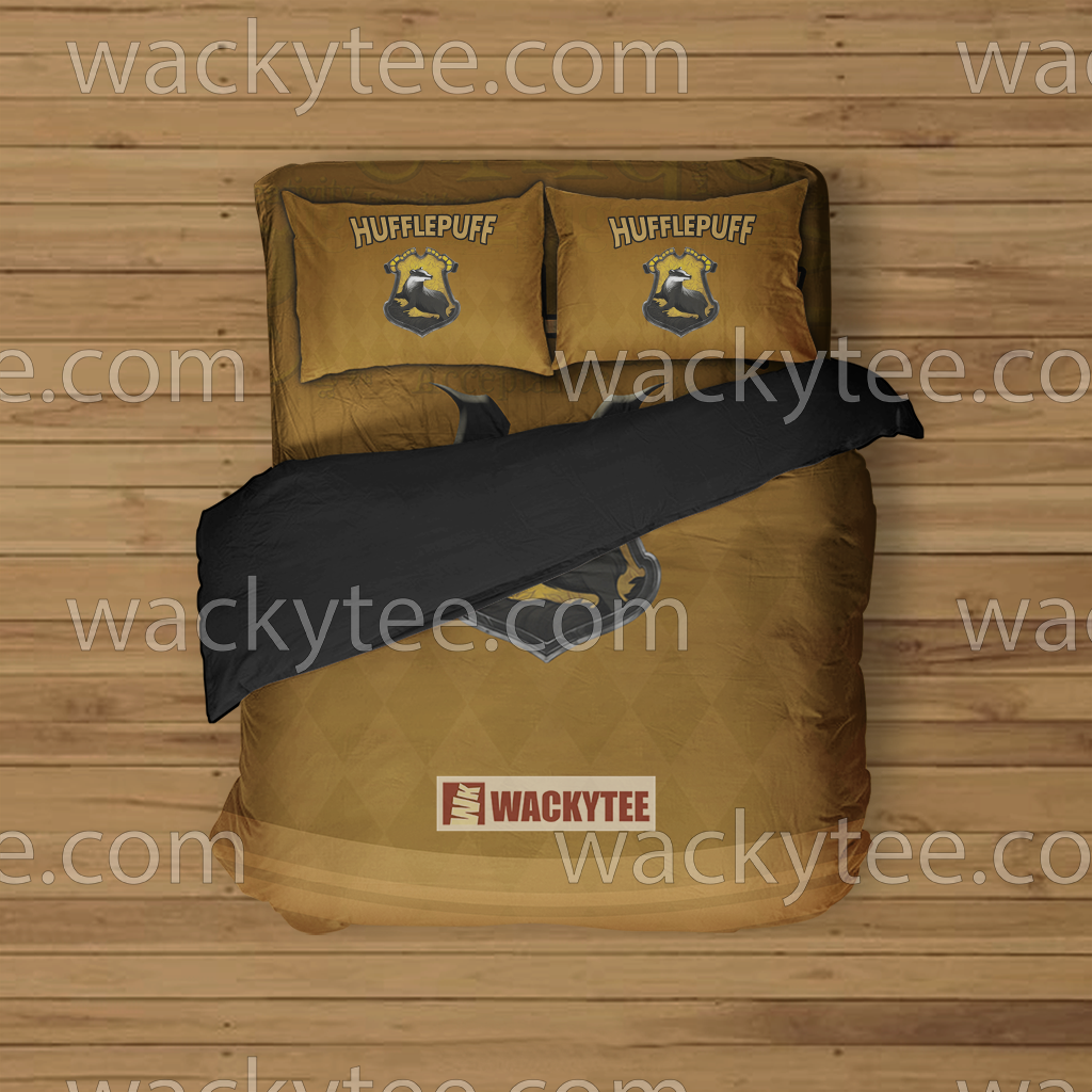 Hufflepuff My Honor Is My Loyalty New Bed Set   