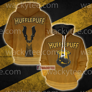 Hufflepuff My Honor Is My Loyalty New Unisex 3D T-shirt Hoodie S 