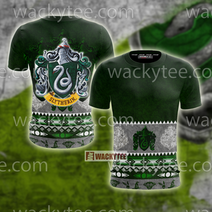 Cunning Like A Slytherin Harry Potter Wacky Style Unisex 3D T-shirt   