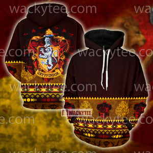 Brave Like A Gryffindor Harry Potter Wacky Style Unisex 3D T-shirt Hoodie S 
