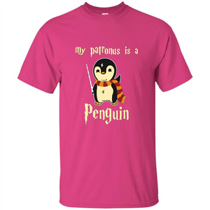 Penguin T-Shirt My Patronus Is A Penguin Hot 2017 T-Shirt Heliconia S 