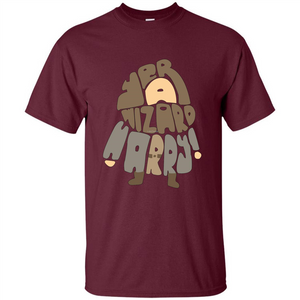 Movies T-shirt Yer A Wizard Harry Maroon S 