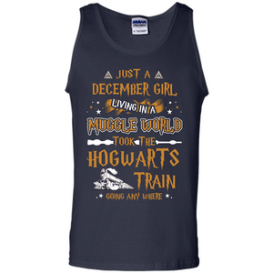 Harry Potter T-shirt Just A December Girl Living In A Muggle World   