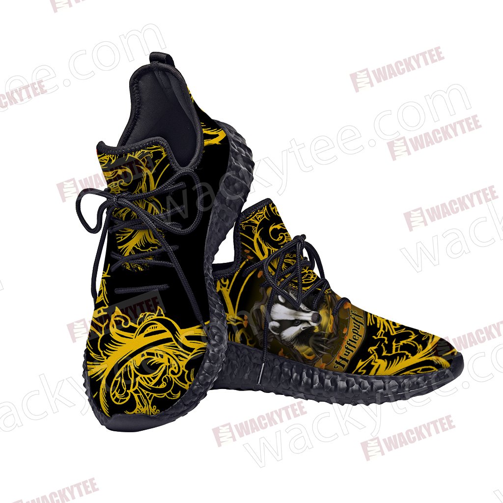 Loyal Like A Hufflepuff Harry Potter Yeezy Shoes US 6/ EUR 36  