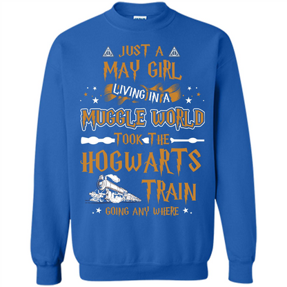 Harry Potter T-shirt Just A May Girl Living In A Muggle World   