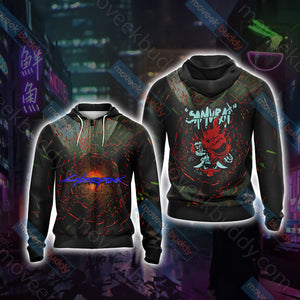 Cyberpunk 2077 New Look  Unisex 3D T-shirt Zip Hoodie XS 
