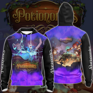 Potionomics Video Game All-Over T-shirt Hoodie Tank Top Hawaiian Shirt Beach Shorts Joggers Zip Hoodie S 