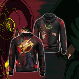 Arrow and Flash New Unisex 3D T-shirt Zip Hoodie XS 
