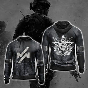 Call of Duty Modern Warfare Unisex 3D T-shirt Zip Hoodie XS 