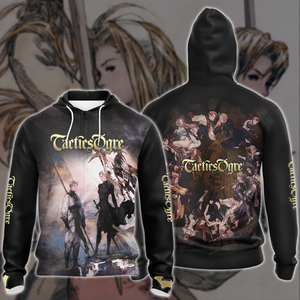 Tactics Ogre Video Game 3D All Over Printed T-shirt Tank Top Zip Hoodie Pullover Hoodie Hawaiian Shirt Beach Shorts Joggers Zip Hoodie S 