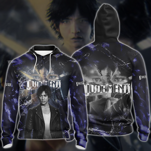 Judgment Video Game 3D All Over Printed T-shirt Tank Top Zip Hoodie Pullover Hoodie Hawaiian Shirt Beach Shorts Jogger Zip Hoodie S 