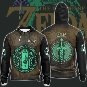The Legend of Zelda: Tears of the Kingdom Video Game 3D All Over Printed T-shirt Tank Top Zip Hoodie Pullover Hoodie Hawaiian Shirt Beach Shorts Jogger Zip Hoodie S 