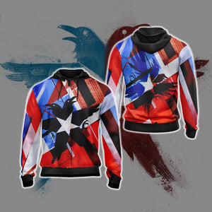 Infamous: Second Son New Unisex 3D T-shirt Zip Hoodie XS 