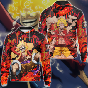 One Piece Joy boy Luffy  Anime Manga 3D All Over Print T-shirt Tank Top Zip Hoodie Pullover Hoodie Hawaiian Shirt Beach Shorts Jogger Zip Hoodie S 