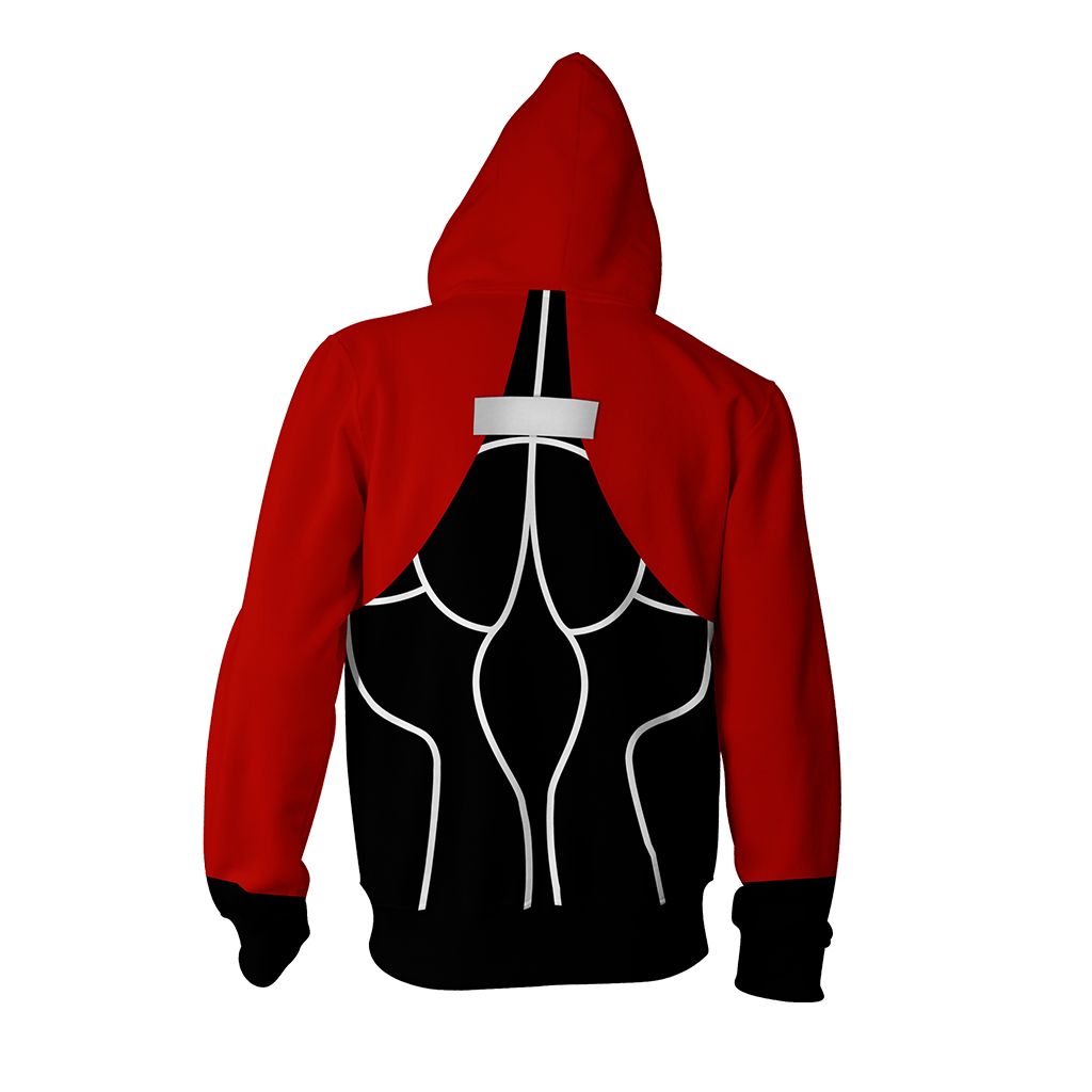 Fate/ Stay Night Archer Cosplay Zip Up Hoodie Jacket   