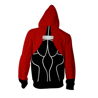 Fate/ Stay Night Archer Cosplay Zip Up Hoodie Jacket   