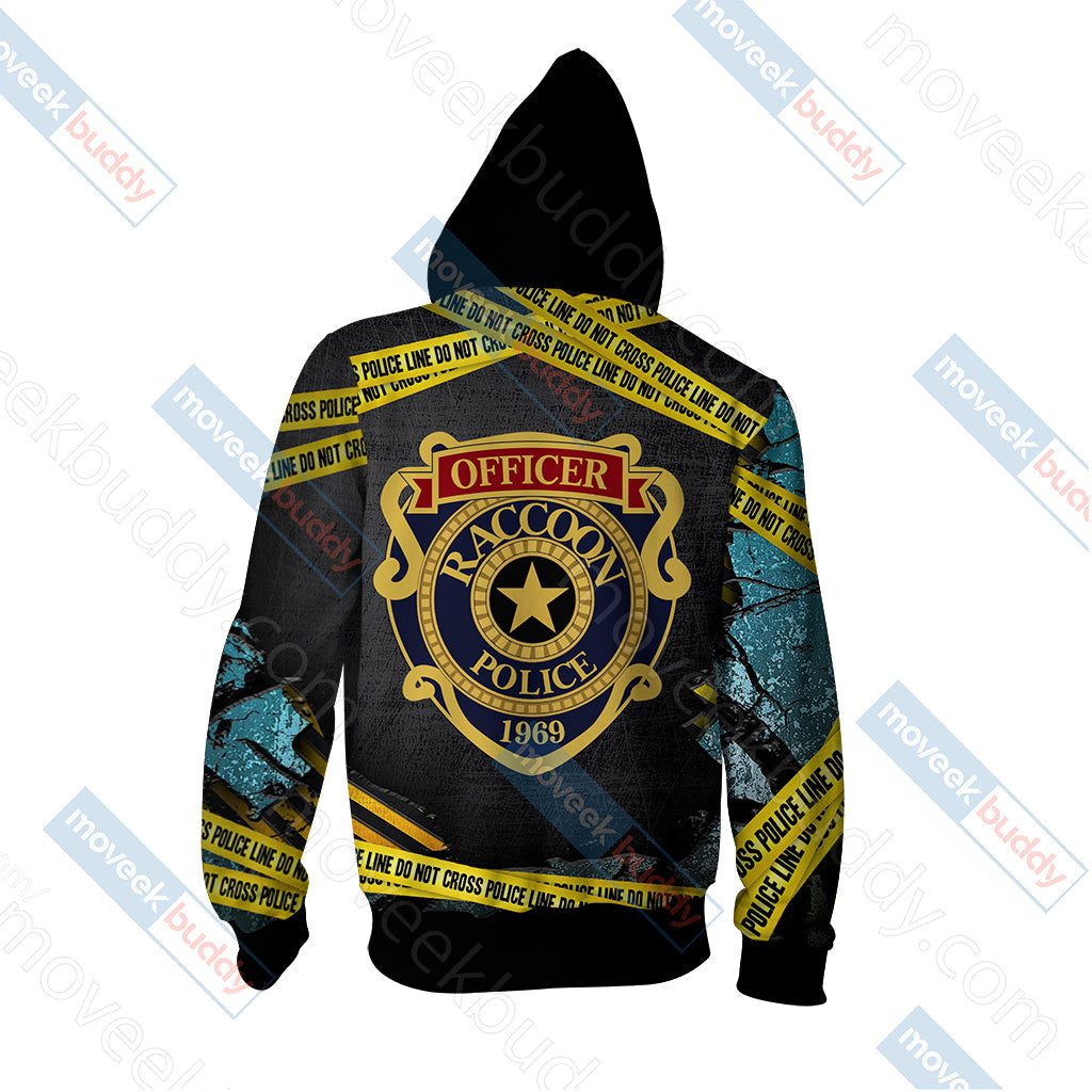 Resident Evil - R.P.D Unisex 3D T-shirt   