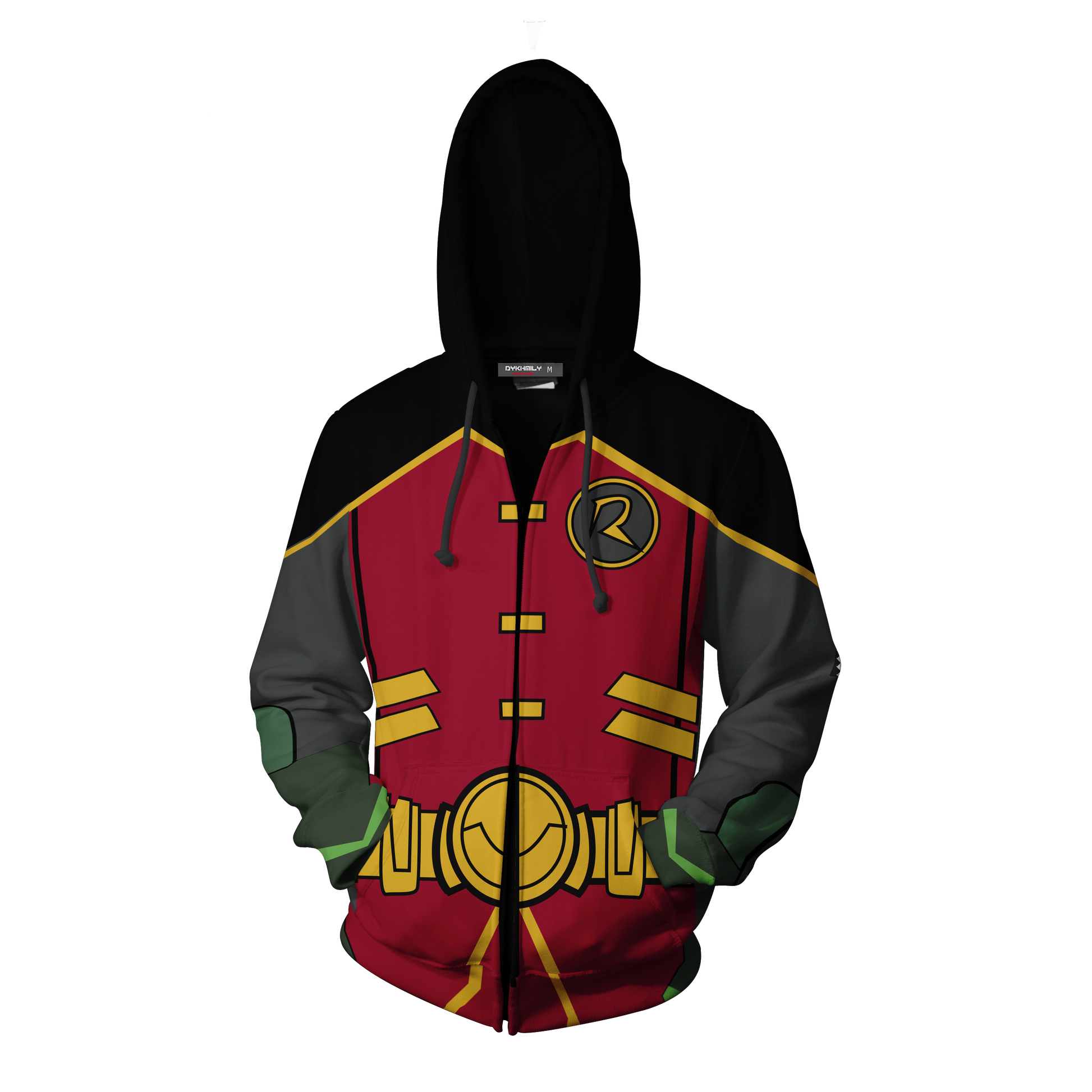 Batman Robin Cosplay Zip Up Hoodie Jacket   