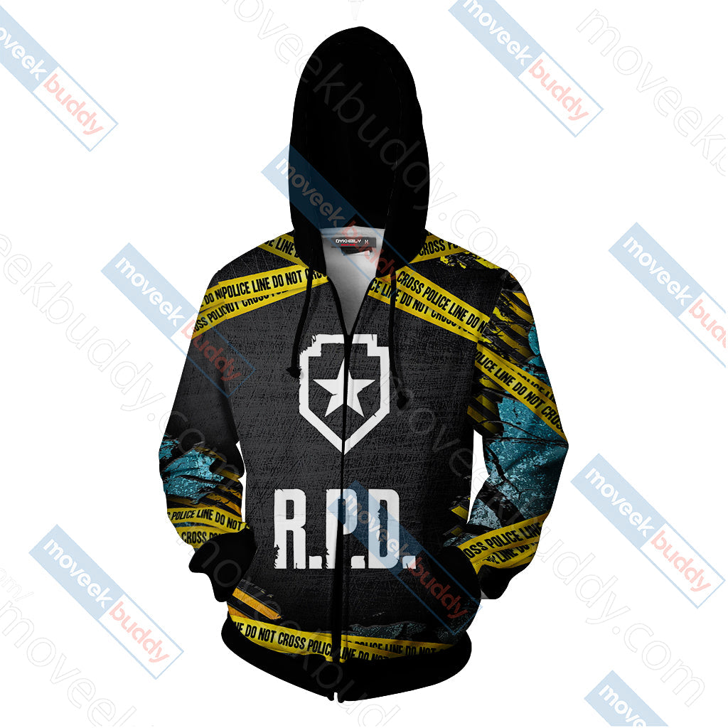 Resident Evil - R.P.D Unisex 3D T-shirt   