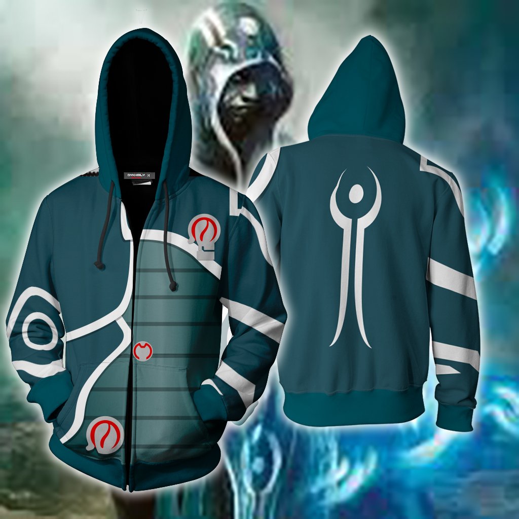 Magic: The Gathering Jace Cosplay Zip Up Hoodie Jacket XS  
