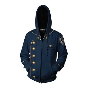 Battlestar Galactica Cosplay Zip Up Hoodie Jacket   