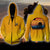 Bumblebee Man And Machine Zip Up Hoodie XS  